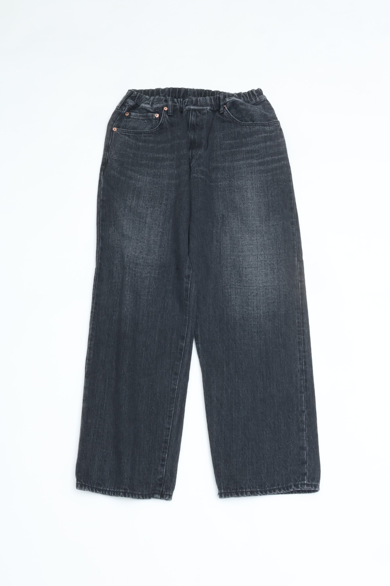 YOKO SAKAMOTO BELTED TROUSERS FADE BLACK – CASDAY / キャスデイ