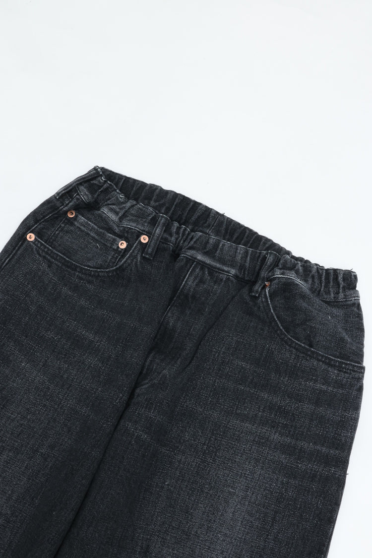 YOKO SAKAMOTO  5POCKET EASY PANTS Fade Black