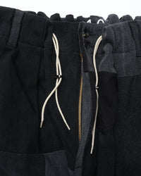 Sillage / circular pants black denim ten 