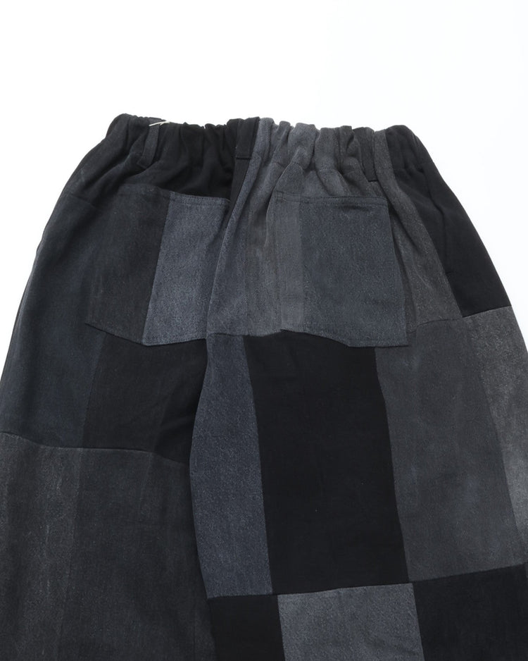 Sillage / circular pants black denim ten 