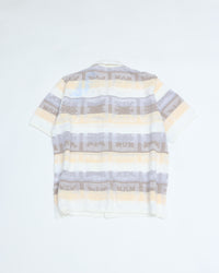 COOHEM  HAWAIIAN QUILT KNIT SHIRT  13-262-019  WHITE