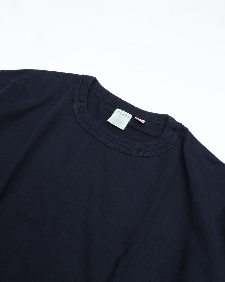 TOUGHER   BREA S/S TEE  SOLID BLANK Yankees NAVY