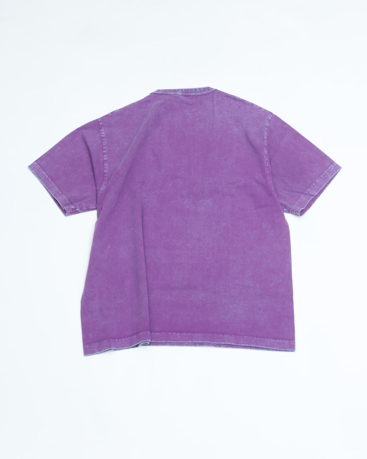 TOUGHER   BREA S/S TEE CHEMICAL BLANK Bleach PURPLE