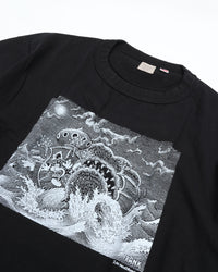 TOUGHER   BREA S/S TEE　JIM WOODRING FRANK2(BLACK)