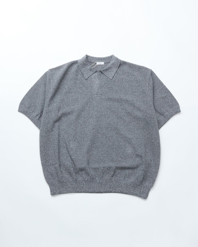 crepuscule / Moss Stitch Polo D.GRAY