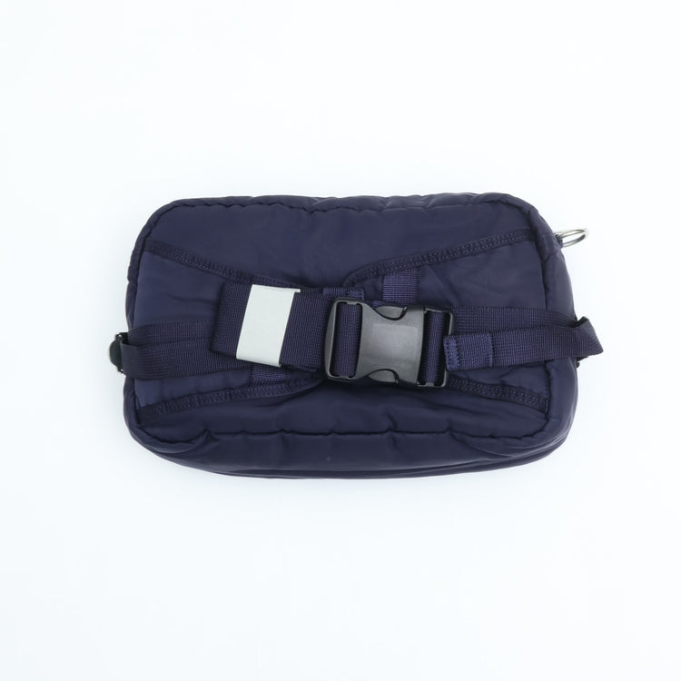 PORTER CLASSIC  SUPER NYLON WAIST BAG BLUE