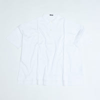 maillot mature (マイヨマチュア) cotton big polo WHITE MAC-26165