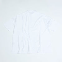 maillot mature (マイヨマチュア) cotton big polo WHITE MAC-26165