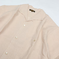 A VONTADE   Italian Open Collar Shirts SS VTD-0398-SH ECRU