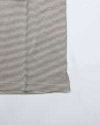 A VONTADE / Compact Border Half Zip Polo SS 1 ECRU*MARINE