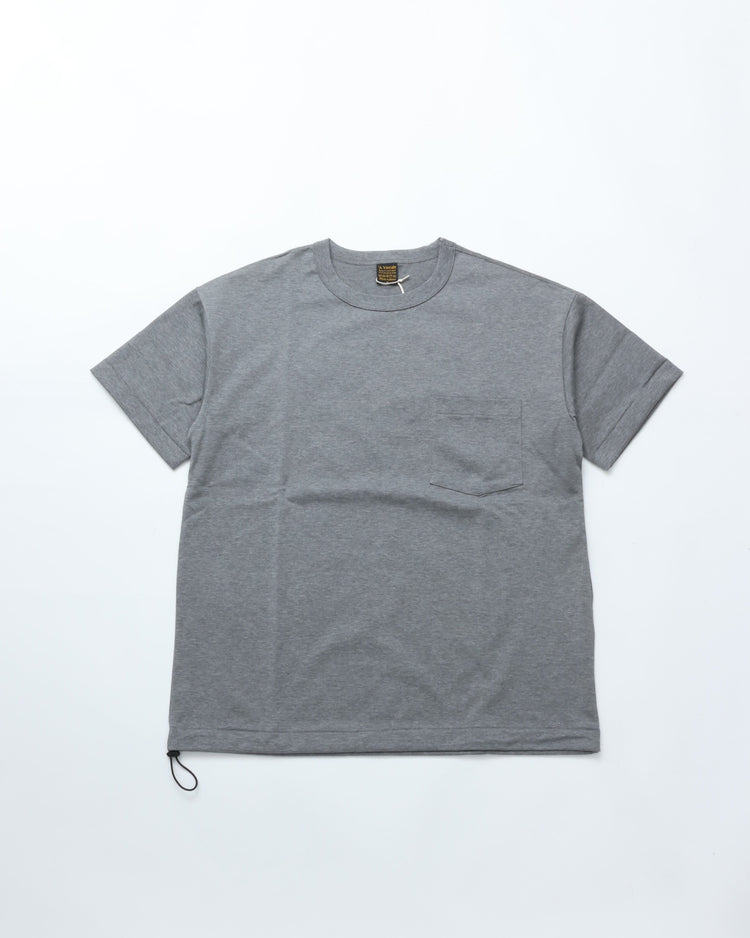 A VONTADE / 9oz Silket Athletic T-Shirt  G GRYT