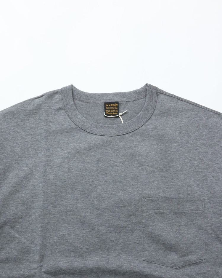 A VONTADE / 9oz Silket Athletic T-Shirt  G GRYT