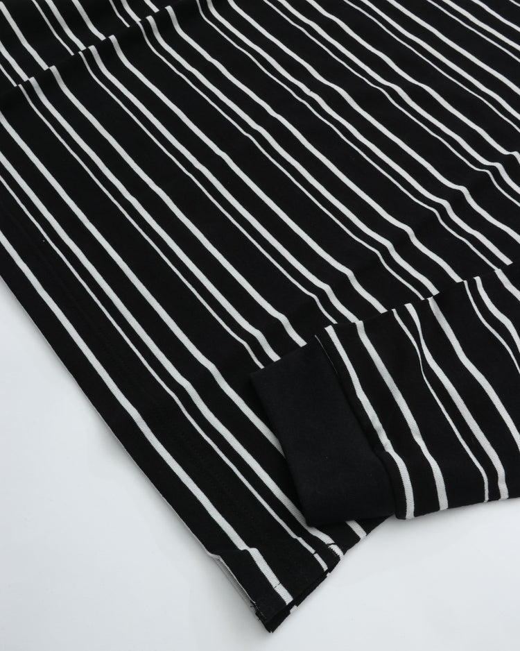 mocT　PAINAPPLE JERSEY BOADER REGULAR L/S RINGER TEE NATURALxBLACK
