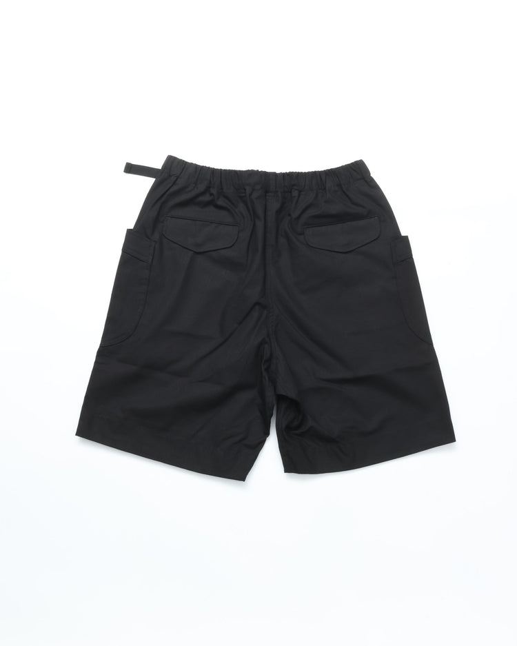 A VONTADE / Fatigue Shorts -SOLID- BLACK