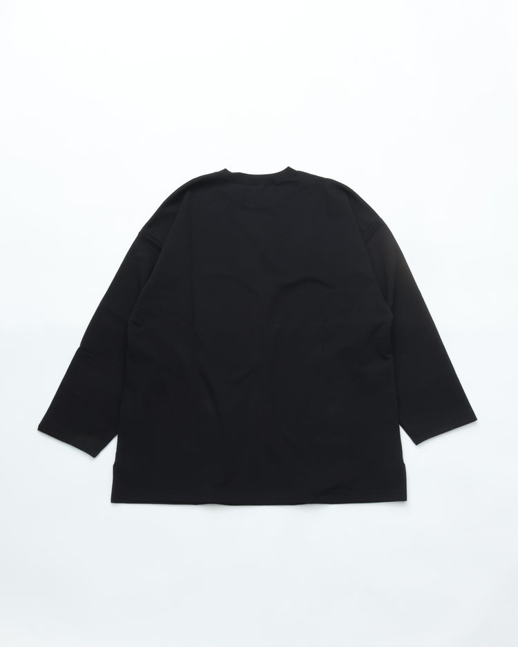 mocT　EGE ORGANIC MOCKRODY CREWNECK L/S TEE BLACK