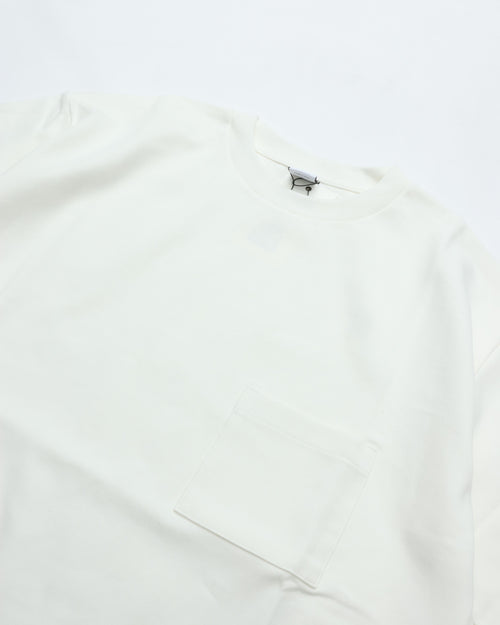 mocT　EGE ORGANIC MOCKRODY CREWNECK S/S TEE WHITE