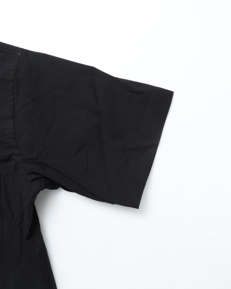 A VONTADE / Open Collar Shirts S/S 9 BLACK