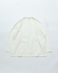 mocT　EGE ORGANIC MOCKRODY CREWNECK L/S TEE WHITE