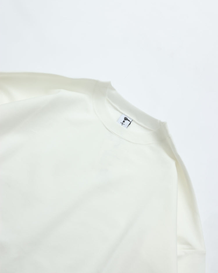 mocT　EGE ORGANIC MOCKRODY CREWNECK L/S TEE WHITE