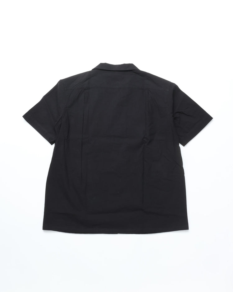 A VONTADE / Open Collar Shirts S/S 9 BLACK