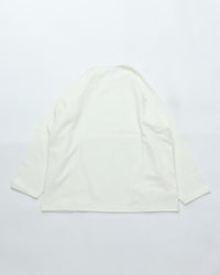 mocT　EGE ORGANIC MOCKRODY CREWNECK L/S TEE WHITE