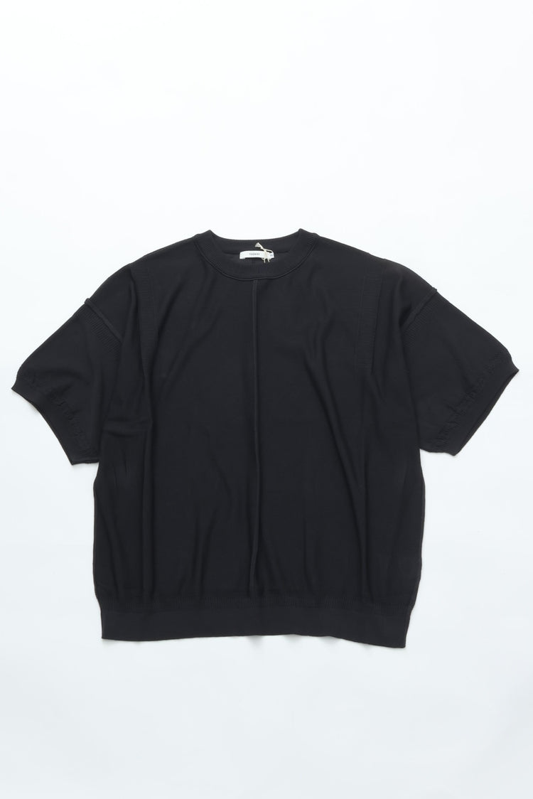 YASHIKI    Mebuki S/S Knit （芽吹き）YSK-26SS-KN12 CHARCOAL