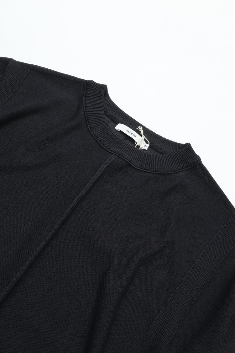 YASHIKI    Mebuki S/S Knit （芽吹き）YSK-26SS-KN12 CHARCOAL