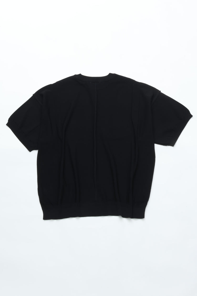 YASHIKI Mebuki S/S Knit (Sprouting) YSK-26SS-KN12 BLACK