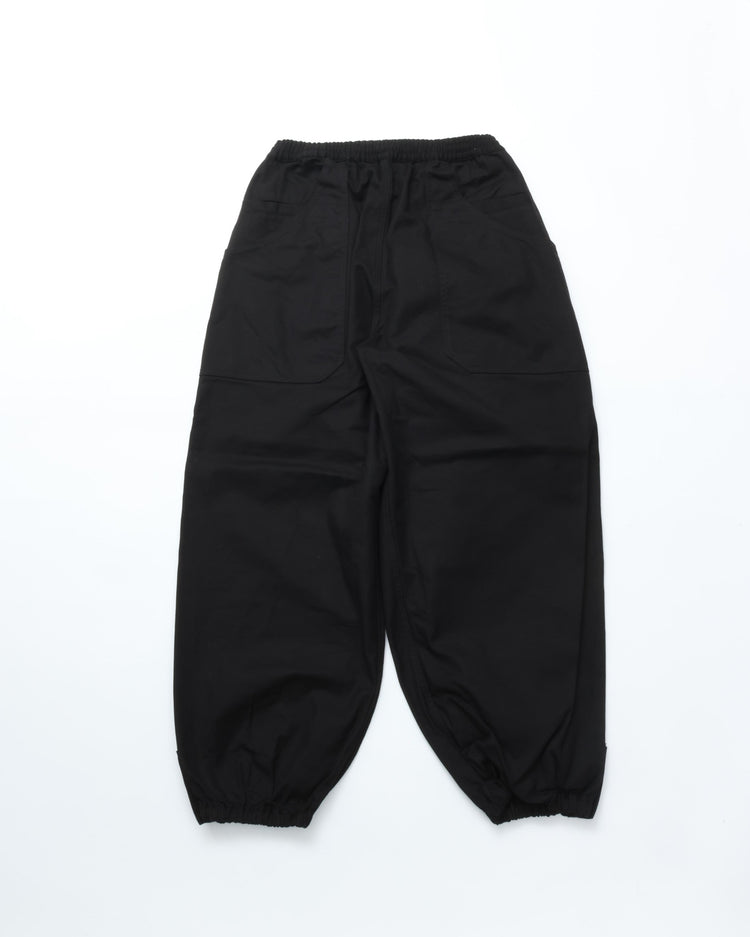 roundabout / Cotton Serge 3tuck Big Balloon Pants
