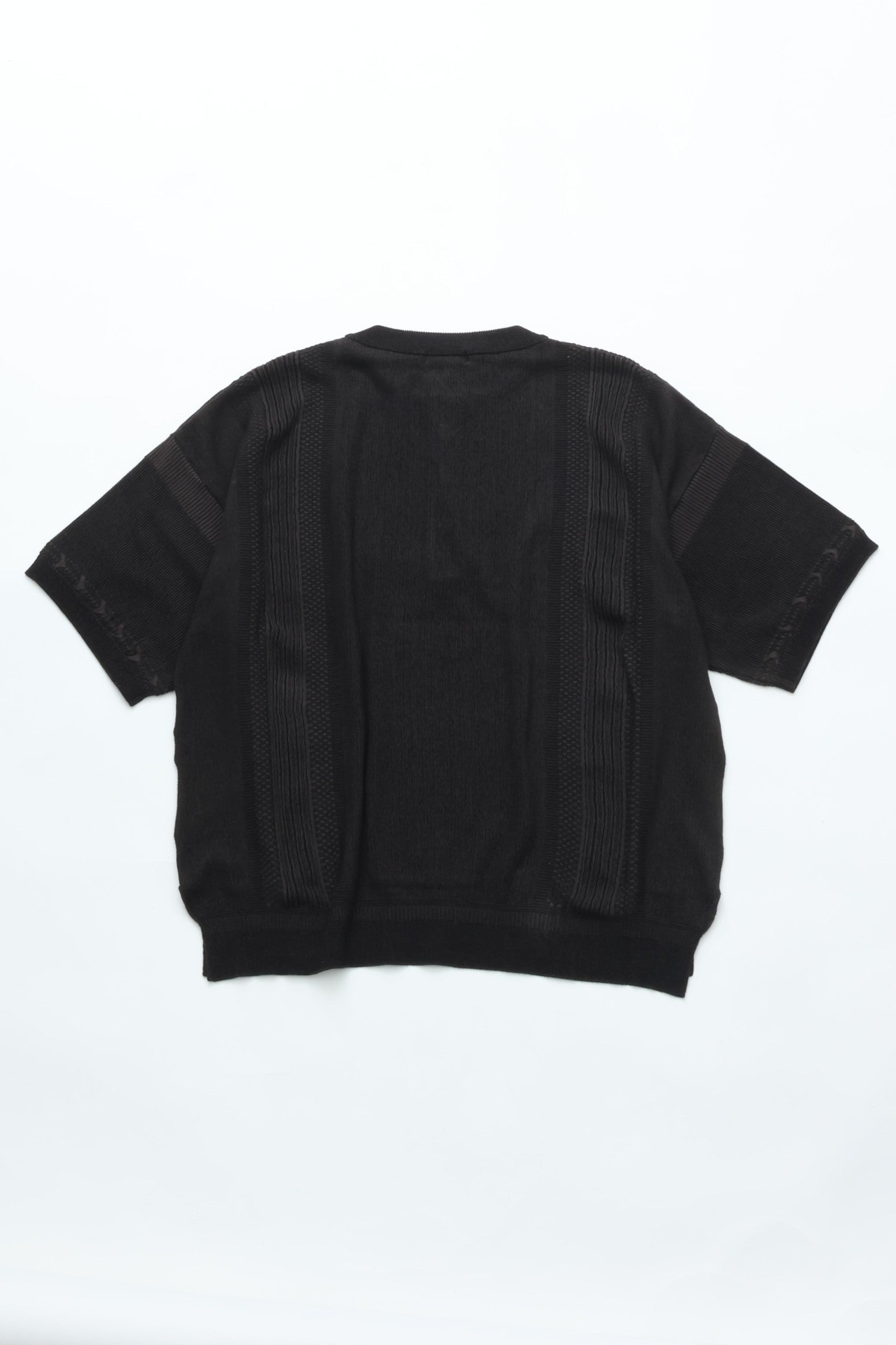 YASHIKI Ryokufu Henley Knit（緑風）YSK-26SS-KN13 BLACK – CASDAY