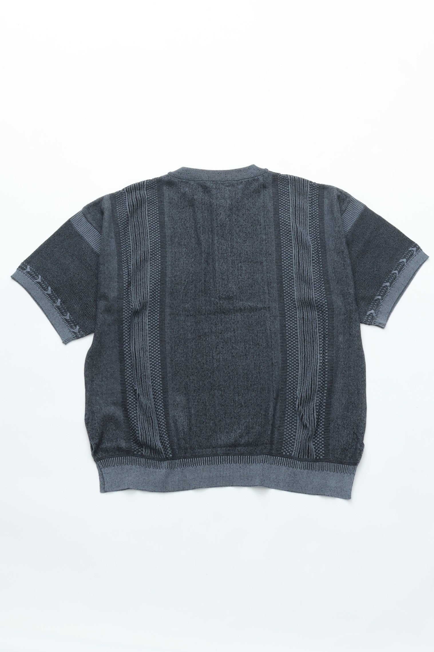 YASHIKI Ryokufu Henley Knit (Green Wind) YSK-26SS-KN13 BLUE