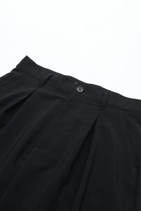 SAYATOMO  2-Tack Wide Slacks SYT-26SS-P03 BLACK