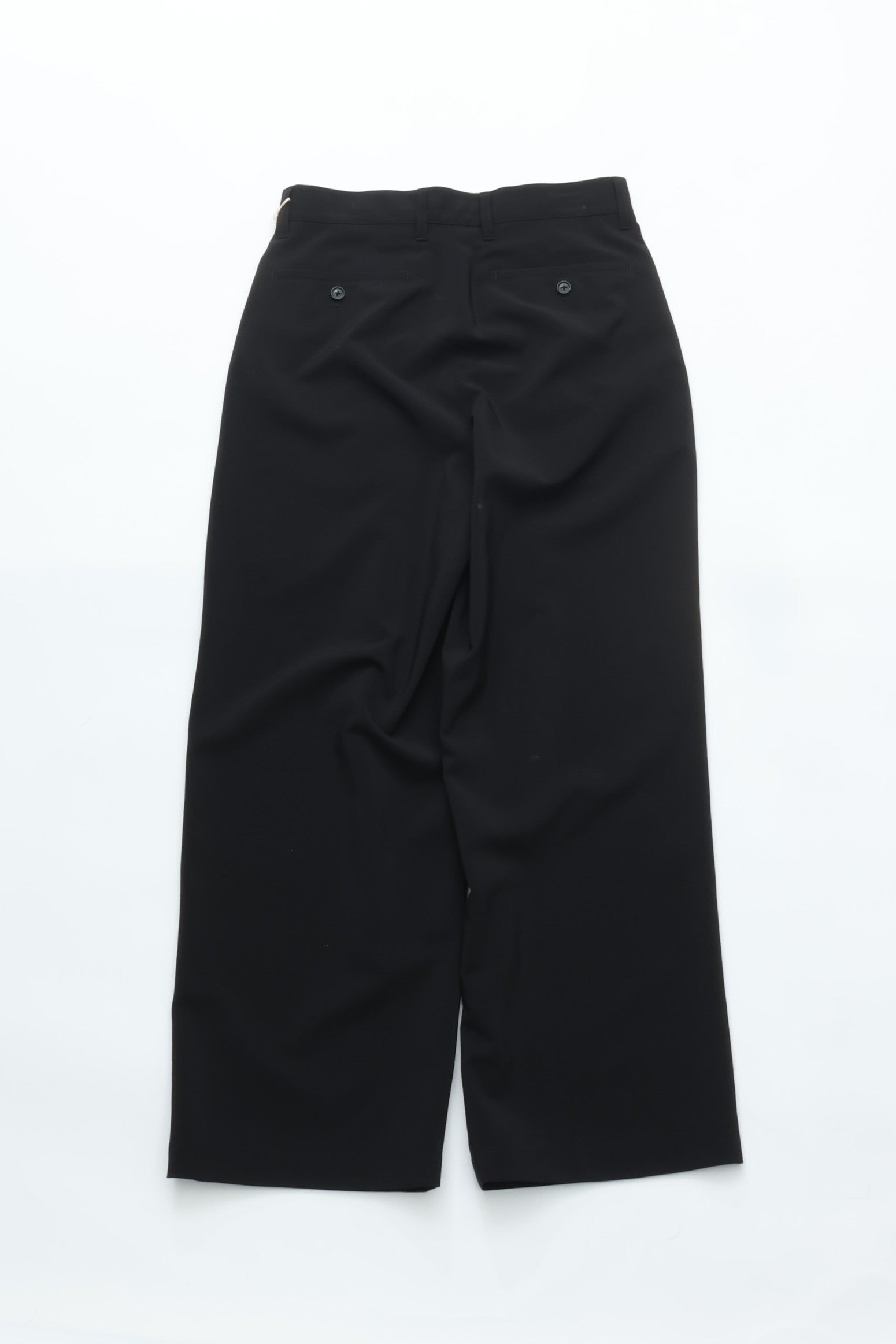 SAYATOMO 2-Tack Wide Slacks SYT-26SS-P03 BLACK – CASDAY