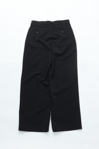 SAYATOMO  2-Tack Wide Slacks SYT-26SS-P03 BLACK