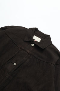 YOKO SAKAMOTO  PLEATS JACKET KAKISHIBU