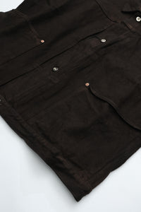 YOKO SAKAMOTO  PLEATS JACKET KAKISHIBU