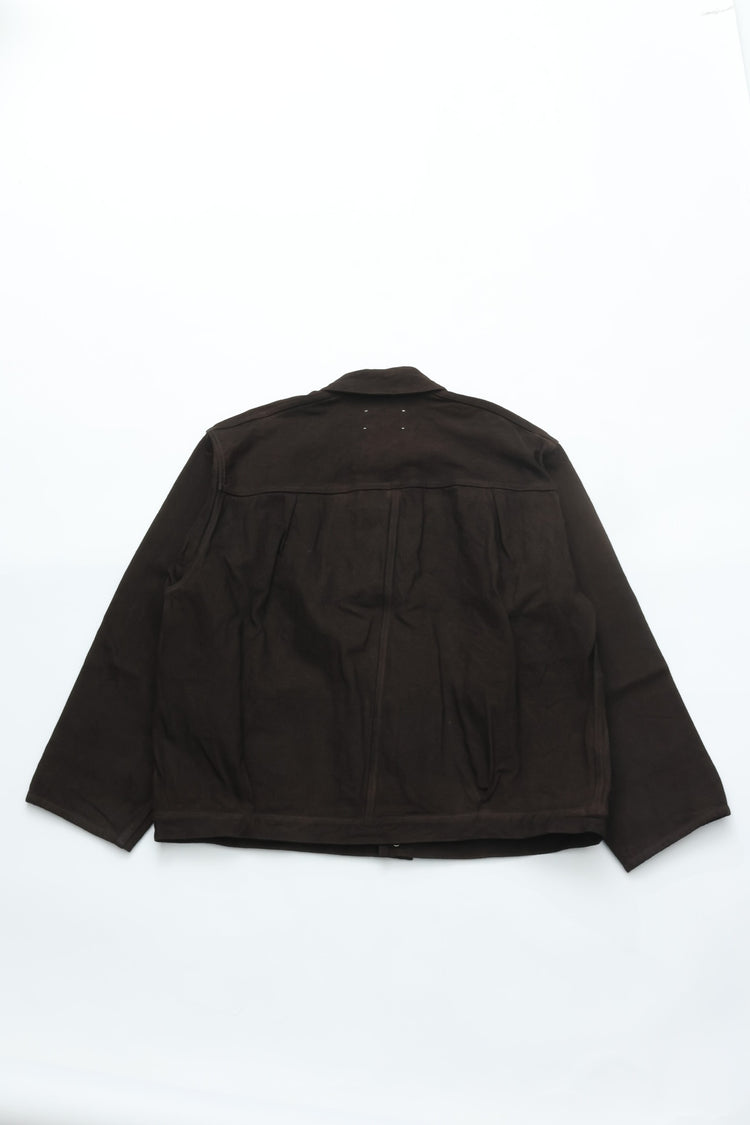 YOKO SAKAMOTO  PLEATS JACKET KAKISHIBU