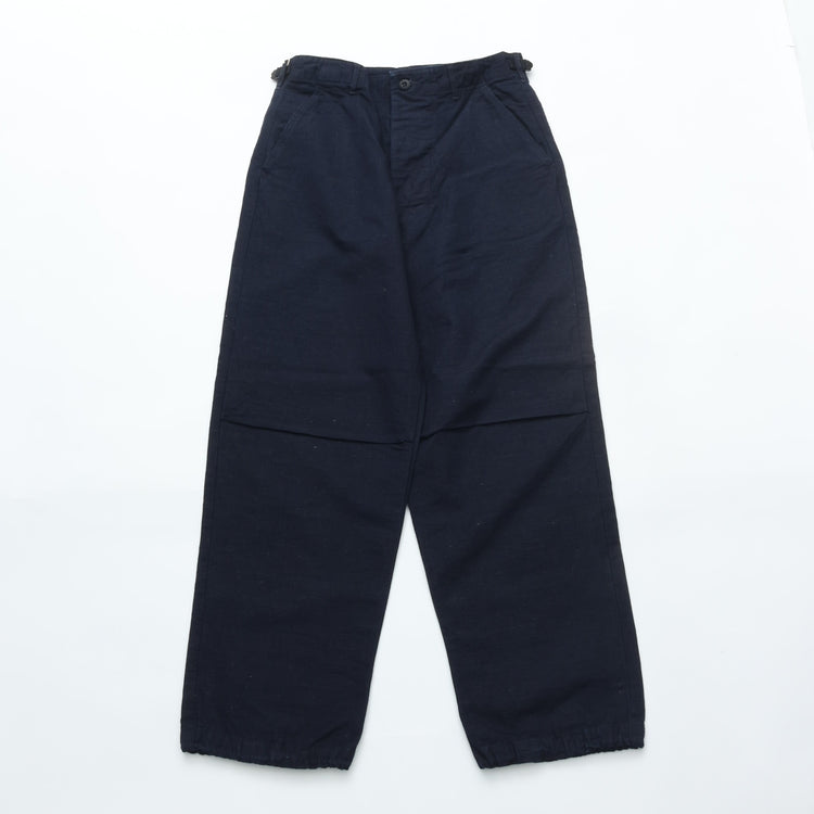 WORKERS  FWP Trousers, Indigo Cotton Linen