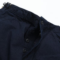 WORKERS  FWP Trousers, Indigo Cotton Linen