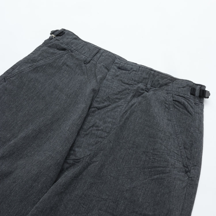 WORKERS FWP Trousers, Black Chambray