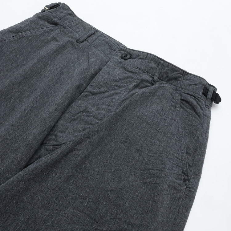 WORKERS FWP Trousers, Black Chambray