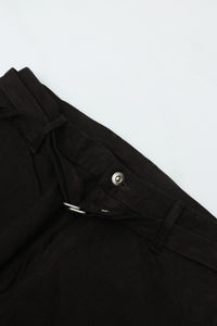 YOKO SAKAMOTO YOKO SAKAMOTO BELTED TROUSERS KAKISHIBU YS-26SS-21