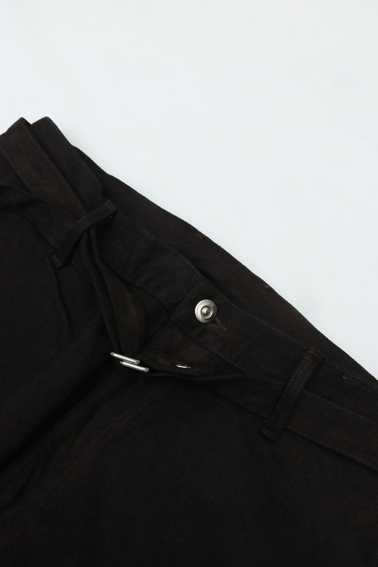 YOKO SAKAMOTO YOKO SAKAMOTO BELTED TROUSERS KAKISHIBU YS-26SS-21