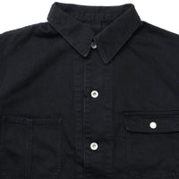 PORTER CLASSIC / STEINBECK DENIM COVERALLS BLACK