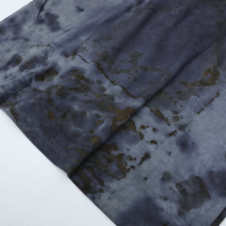 armi  ar070147 SEED CYCLE × WhERE is FAKE × MISAKI USHIOZU CAPSULE COLLECTION RUST DYED（重）SIDE-SLIT SHORT SLEEVE TEE