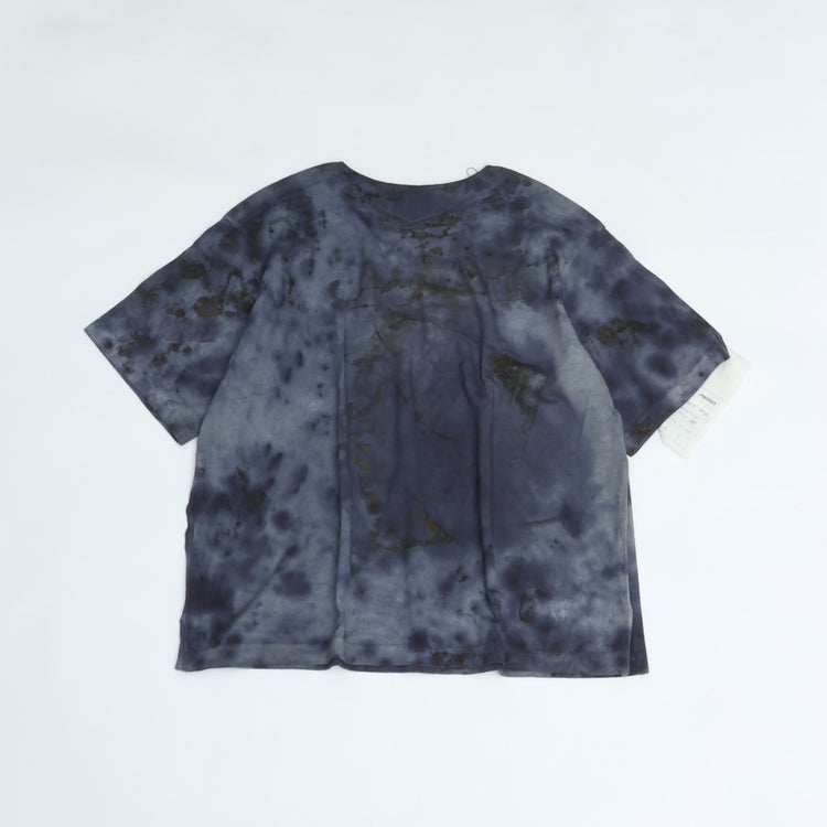 armi  ar070147 SEED CYCLE × WhERE is FAKE × MISAKI USHIOZU CAPSULE COLLECTION RUST DYED（重）SIDE-SLIT SHORT SLEEVE TEE