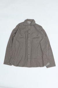 OLD JOE BRAND CAMP COLLAR MARINE SHIRTS Long-Sleeve 261OJ-SH05 NUTMEG