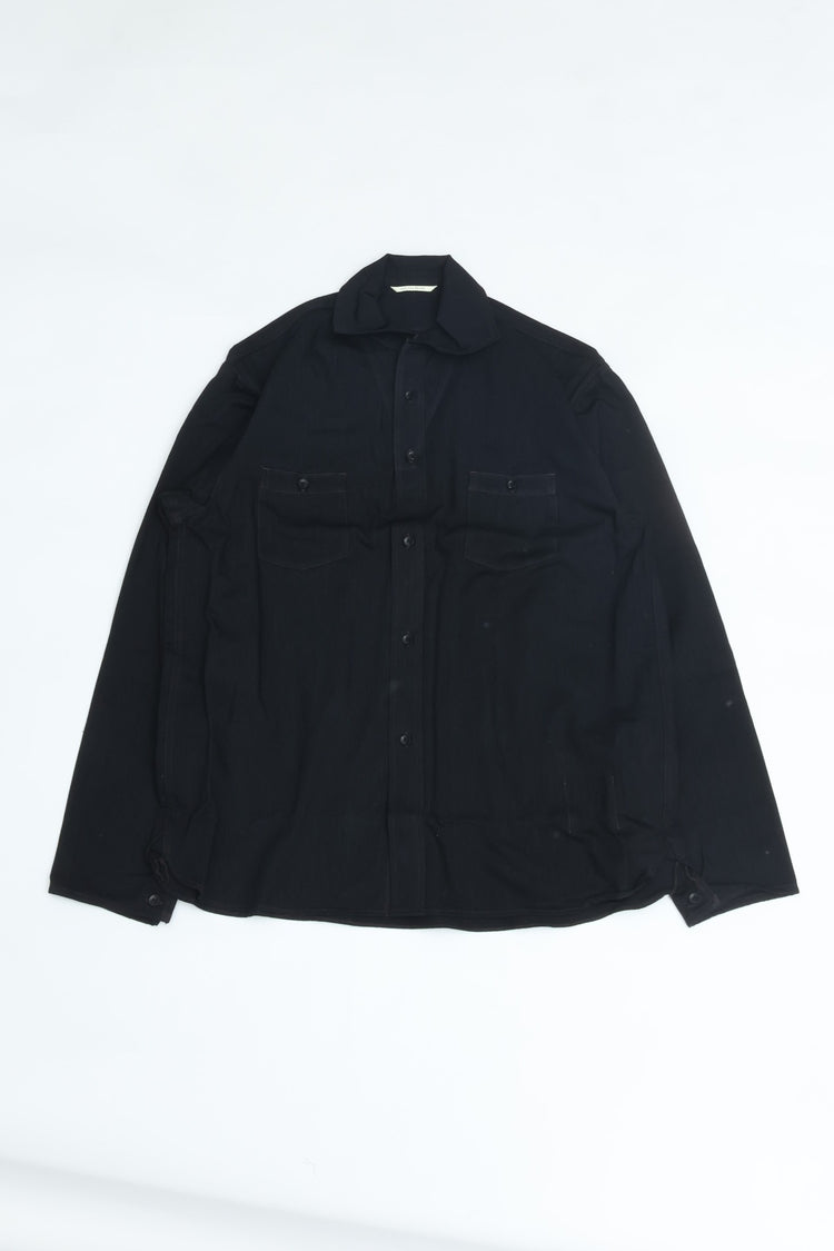OLD JOE BRAND CAMP COLLAR MARINE SHIRTS Long-Sleeve 261OJ-SH05 BLACK