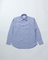 Riprap / FF REGULAR COLLAR SHIRTS SAX/BROWN