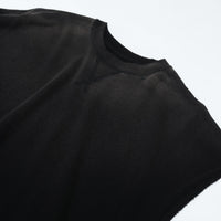PORTER CLASSIC  H/W OHARIKO GRAFFITI PEACE COTTON KATSU VEST BLACK